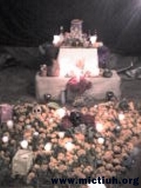 Ofrenda Mictiuh de noche